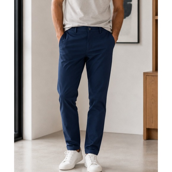 Jack Archer Other - Jack Archer Jetsetter Tech Pant Slim Fit 35 x 32 Deep Blue Performance Stretch